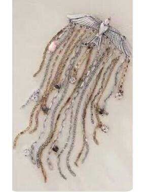 Free People Cresta Dangle Brooch - Mixed Metal